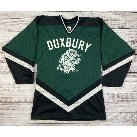 Vintage Duxbury Dragons Hockey‎ Jersey Duxbury, MA High School Hockey 80s Small - Picture 1 of 3